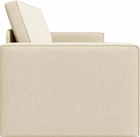 vidaXL Κρεβάτι καναπές Κρεμ 245 x 78 x 77 εκ. ύφασμα
