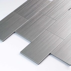Αυτοκόλλητα Πλακάκια (Σετ 4τμχ) L-C Careo Chrome 1770161
