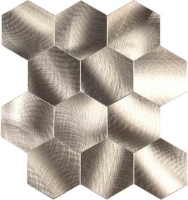 Αυτοκόλλητα Πλακάκια (Σετ 4τμχ) L-C Hexa Concrete Cuivre 1770148