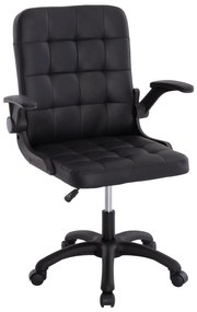 ΚΑΡΕΚΛΑ ΓΡΑΦΕΙΟΥ PORTIMA  ΜΑΥΡΟ PVC-NYLON ΣΚΕΛΕΤΟΣ &amp; ΒΑΣΗ 69x53x98Υεκ.