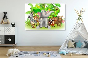 Εικόνα ζώων από τη ζούγκλα - 60x40