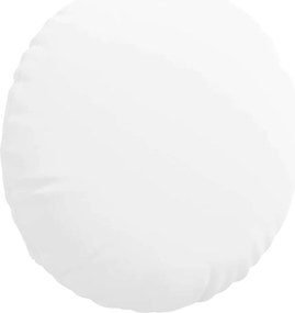 vidaXL Μαξιλάρια καθισμάτων 2 pcs Λευκό Ø60 x 21 εκ ύφασμα