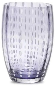 Ποτήρι Νερού Perle PR00110 320ml Lavender Zafferano Γυαλί