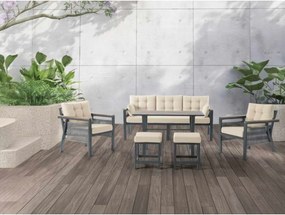 Σετ Κήπου Κρεμ FLIDRA 170x60x78
