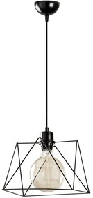 Φωτιστικό Οροφής Best 521SHN3368 Φ24x122cm 1xE27 40W Black Opviq