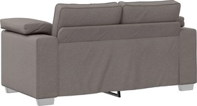 vidaXL Διθέσιος καναπές Taupe 160 cm ύφασμα