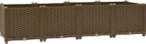 vidaXL Υπερυψωμένο Κρεβάτι 160x40x38 εκ. από Πολυπροπυλένιο