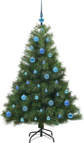 vidaXL Τεχνητό Χριστουγεννιάτικο Δέντρο Πράσινο 150 cm ΠΕ και PVC