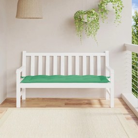 vidaXL Μαξιλάρι Πάγκου Κήπου Πράσινο 150x50x7 εκ. Ύφασμα Oxford
