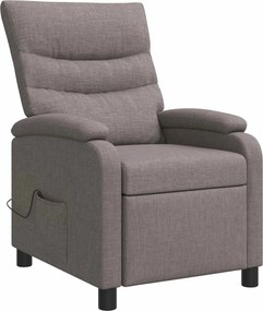vidaXL Κάθισμα μασάζ Taupe Ύφασμα