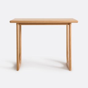 Τραπέζι μπάρ από μασίφ και επενδεδυμένη δρυ, πλάτος 140 εκ., DOUVE