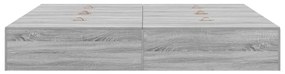 vidaXL Σκελετός Κρεβατιού Γκρι sonoma 180 x 200 cm Επεξεργασμένο ξύλο