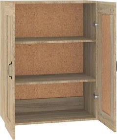 vidaXL Ντουλάπι Τοίχου Κρεμαστό Sonoma Δρυς 69,5 x 32,5 x 90 εκ.