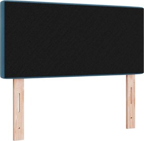 vidaXL Κεφαλάρι Σκούρο Μπλε 100 cm Βελούδο
