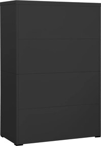 vidaXL Αρχειοθήκη Ανθρακί 90 x 46 x 134 εκ. από Ατσάλι