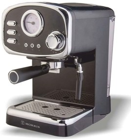 Καφετιέρα Espresso Retro R20822EMK 20x28x30cm 1,25lt 1100W 20Bar Black Morris