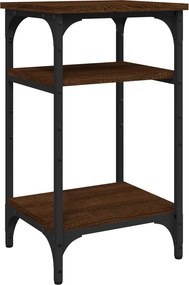 vidaXL Βοηθητικό Τραπέζι Καφέ Δρυς 35 x 30 x 60 εκ. Επεξεργασμένο Ξύλο