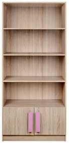 ΒΙΒΛΙΟΘΗΚΗ PLAYROOM SONAMA-ΡΟΖ HM10146.03 80X35X180εκ. (1 Τεμμάχια)