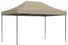 Τέντα Εκδηλώσεων Πτυσσόμενη Pop-Up Taupe 410x279x315 εκ. - Μπεζ-Γκρι