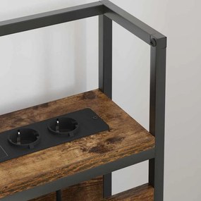 vidaXL Κεφαλάρι Αποθήκης Καπνιστή δρυς 98 cm Επεξεργασμένο ξύλο