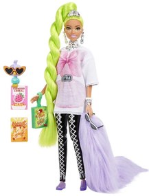 Κούκλα Barbie Extra HDJ44 Με Πράσινα Μαλλιά Multi Mattel