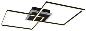 Φωτιστικό Οροφής - Πλαφονιέρα Arribo R62843132 2x29W &amp; 1x6,5W Led 61x61x8cm Black Mat RL Lighting Μέταλλο