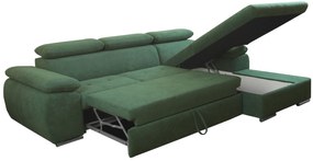 Γωνιακός καναπές Piemonte-Δεξιά-Prasino