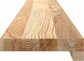 vidaXL Περβάζια Παραθύρων 2 τεμ. Ακατέργαστα 110x15x2 εκ. Μασίφ Δρυς