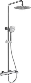 Orabella Aspen 10432 Chrome - Στήλη ντους με μπαταρια 2 εξοδων