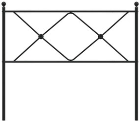 vidaXL Κεφαλάρι Μαύρο 107 εκ. Μεταλλικό
