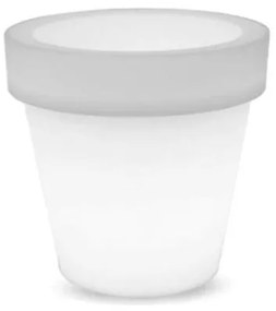 Ηλιακή Φωτιζόμενη Γλάστρα LED RGBW IP65 6500K Magnolia 80 JDNMGN080XXSSNW New Garden-JDNMGN080XXSSNW-Λευκό JDNMGN080XXSSNW