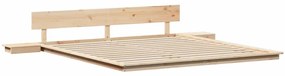 vidaXL Σκελετός Κρεβατιού Καφέ 180 x 200 cm ξύλο