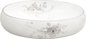 vidaXL Νιπτήρας Οβάλ Λευκός 59 x 40 x 15 εκ. Κεραμικός
