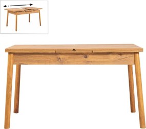 Τραπέζι Jemmy Megapap επεκτεινόμενο χρώμα atlantic pine 120/153x75x77εκ.