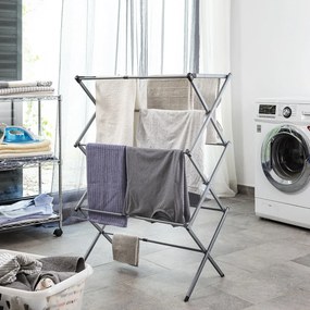 Πτυσσόμενο και Επεκτάσιμο Μεταλλικό Άπλωμα με 3 Ύψη Cloxy InnovaGoods 11 ράβδοι