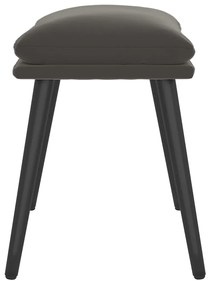 vidaXL Υποπόδιο Σκούρο Γκρι 45 x 29,5 x 39 εκ. Βελούδινο