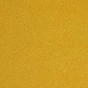 Σκαμπό σαλονιού Comfivo 122, Κίτρινο, 39x60x60cm, Ταπισερί, Πόδια: Μέταλλο | Epipla1.gr