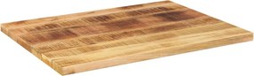 vidaXL Επιτραπέζια επιφάνεια 80x70x3,8 cm Ορθογώνια από μασίφ ξύλο