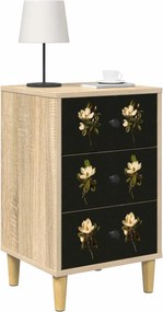 vidaXL Κομοδίνο BREMEN 2 τμχ. Sonoma Δρυς 36 x 33 x 60 εκ