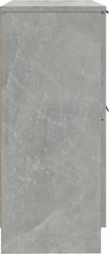 vidaXL Ντουλάπι Γκρι Σκυροδέματος 30x30x70 εκ. Επεξεργασμένο Ξύλο