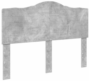 vidaXL Κεφαλάρι Σκυρόδεμα Γκρι 140 cm Επεξεργασμένο ξύλο