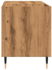ντουλάπι δίσκων vidaXL Δρυς τεχνίτης 84,5x38x48 cm Κατασκευασμένο ξύλο