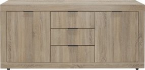 Μπουφές Doha pakoworld σε sonoma απόχρωση 180x45x80.5εκ