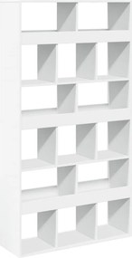 vidaXL Βιβλιοθήκη Λευκή 100x33x187,5 εκ. Επεξ. Ξύλο