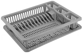 Πιατοθήκη πλαστική με δίσκο 48x37x9cm - Plastic plate holder
