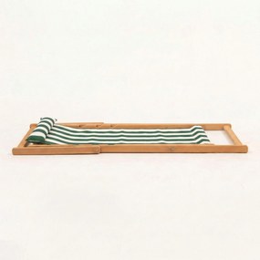 Ξαπλώστρα Κήπου Πράσινο / Λευκό GRAOL 59x44x90