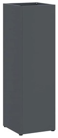 vidaXL Σχέδιο & βάση αποθήκευσης Ανθρακί 15.5 x 15.5 x 49 εκ Ατσάλι