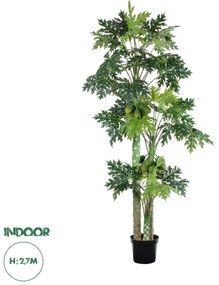 20383 GloboStar® Artificial Garden PAPAYA TREE 20383 Τεχνητό Διακοσμητικό Φυτό Παπάγια Υ270cm