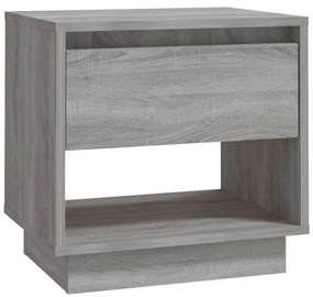 vidaXL Κομοδίνα 2 τεμ. Γκρι Sonoma 45x34x44 εκ. από Επεξεργασμένο Ξύλο