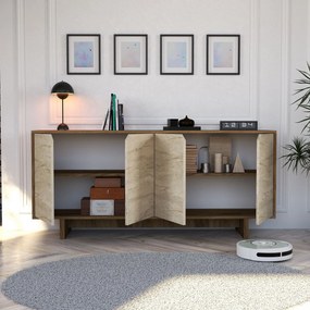 Console Istemi - Walnut, Travertine Walnut
Travertine